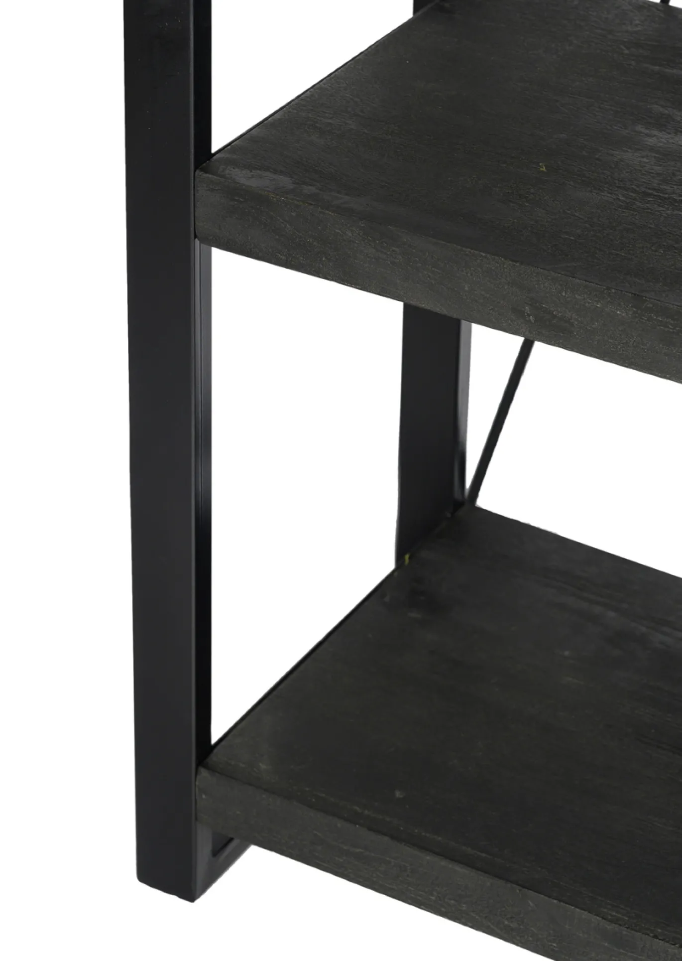Livingfurn Boekenkast Norris Zwart 55x200cm
