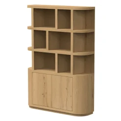 Livingfurn Boekenkast Novero 145cm Naturel