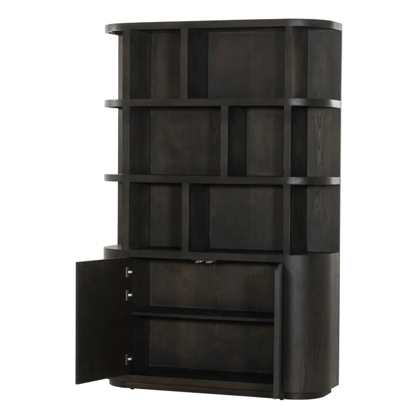 Livingfurn Boekenkast Novero Espresso Eikenfineer 145cm