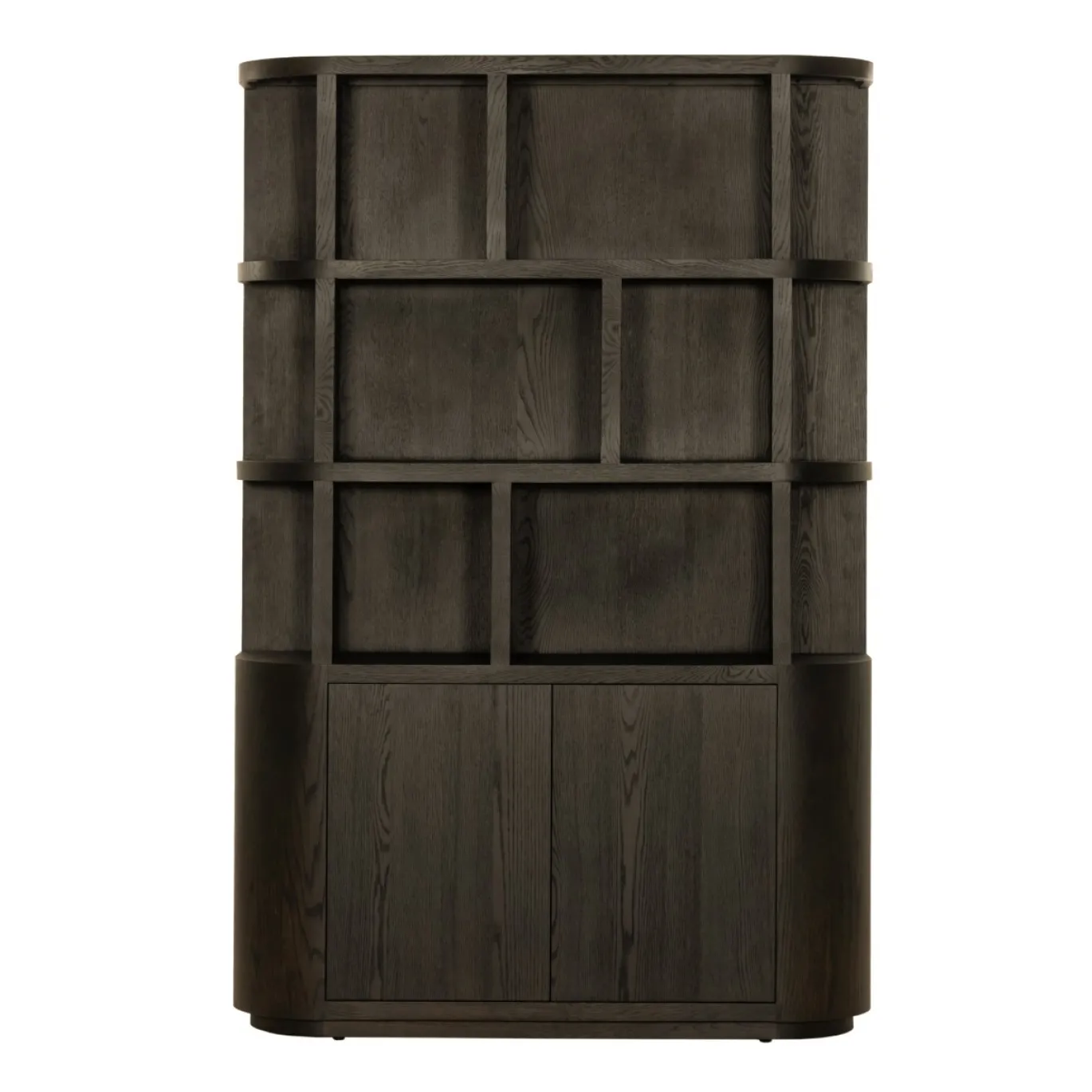 Livingfurn Boekenkast Novero Espresso Eikenfineer 145cm