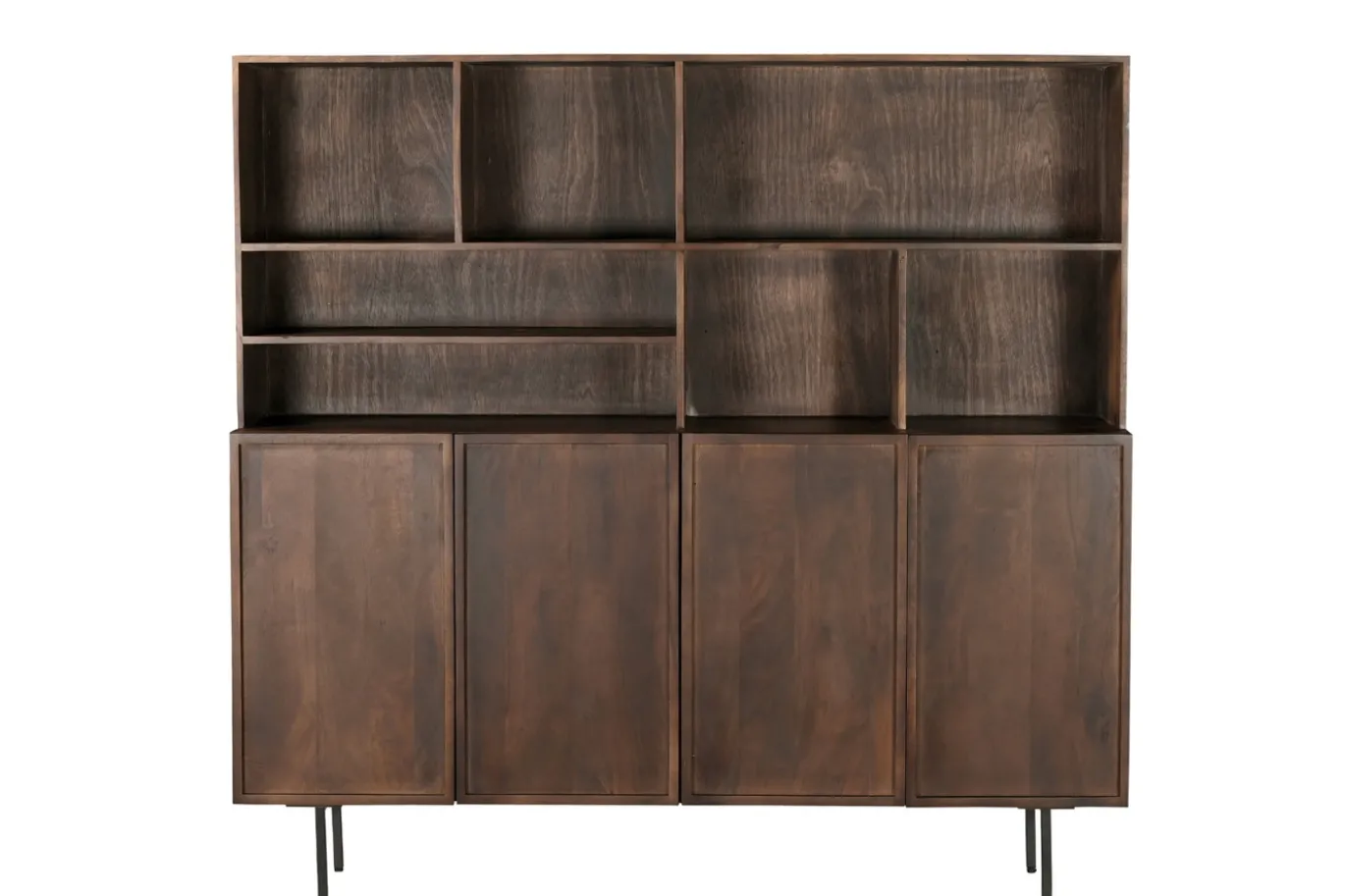 Livingfurn Buffetkast Elan Mangohout Bruin 180x172cm