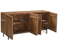 Livingfurn Dressoir Elan Naturel 180cm