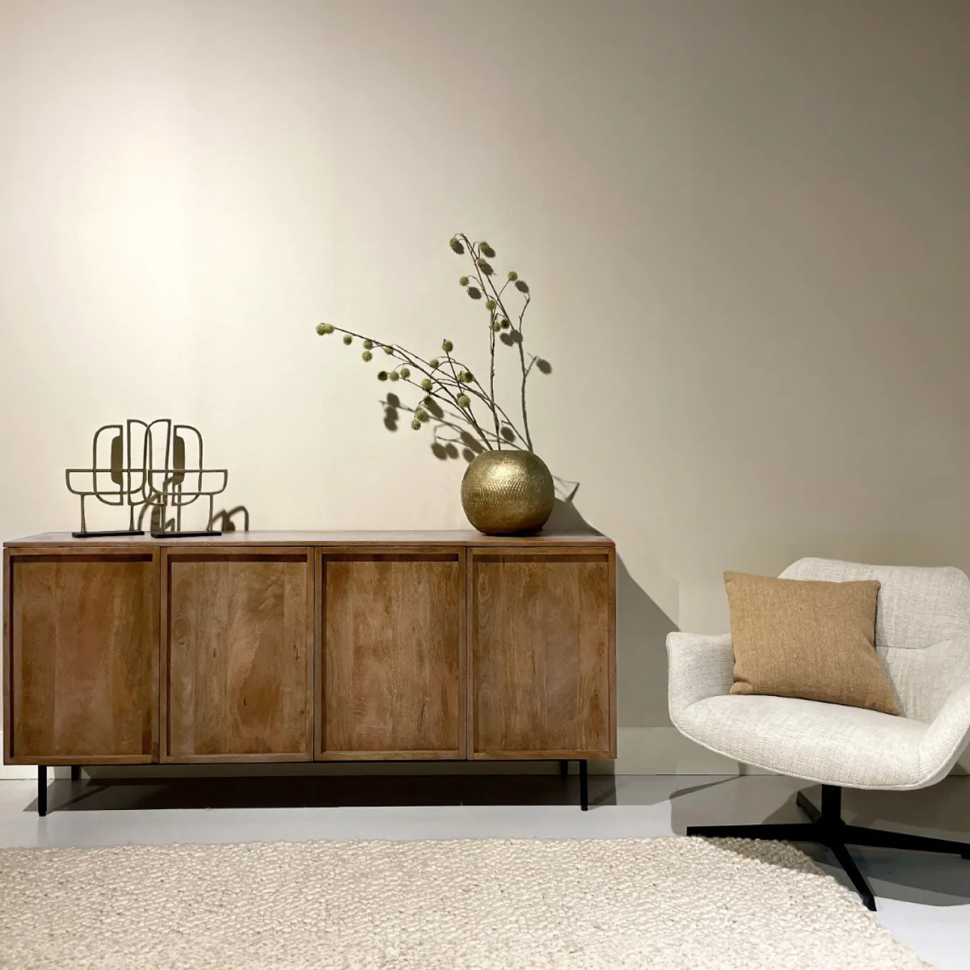 Livingfurn Dressoir Elan Naturel 180cm