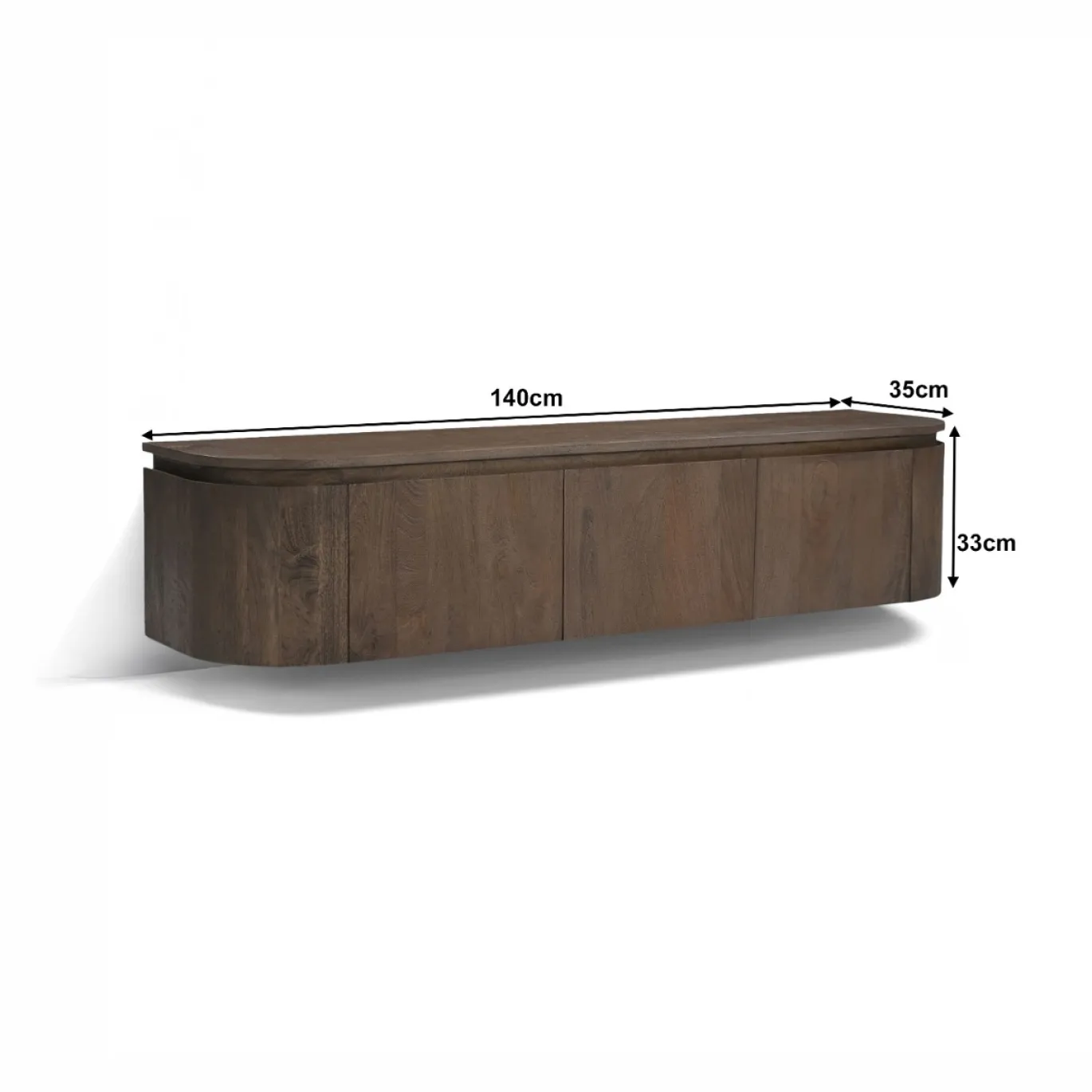 Livingfurn Dressoir Elvano Malta Zwevend 140cm
