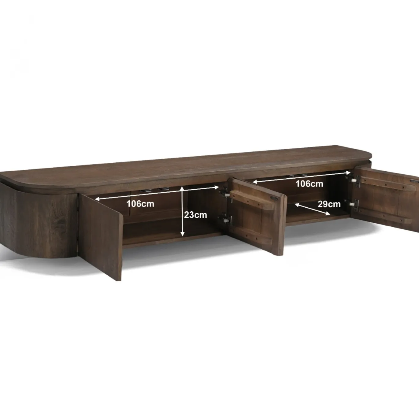 Livingfurn Dressoir Elvano Malta Zwevend 220cm