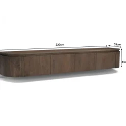 Livingfurn Dressoir Elvano Malta Zwevend 220cm