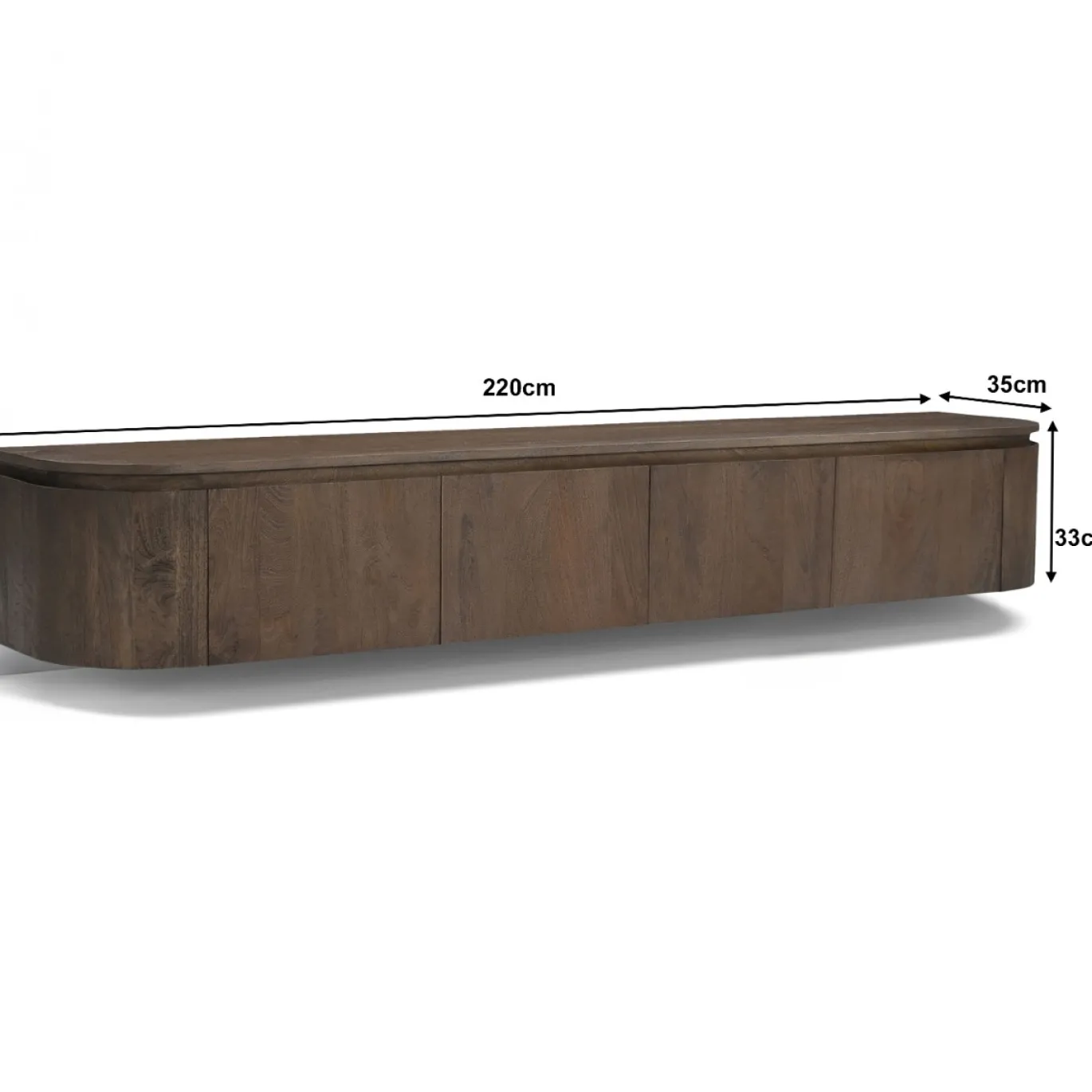 Livingfurn Dressoir Elvano Malta Zwevend 220cm