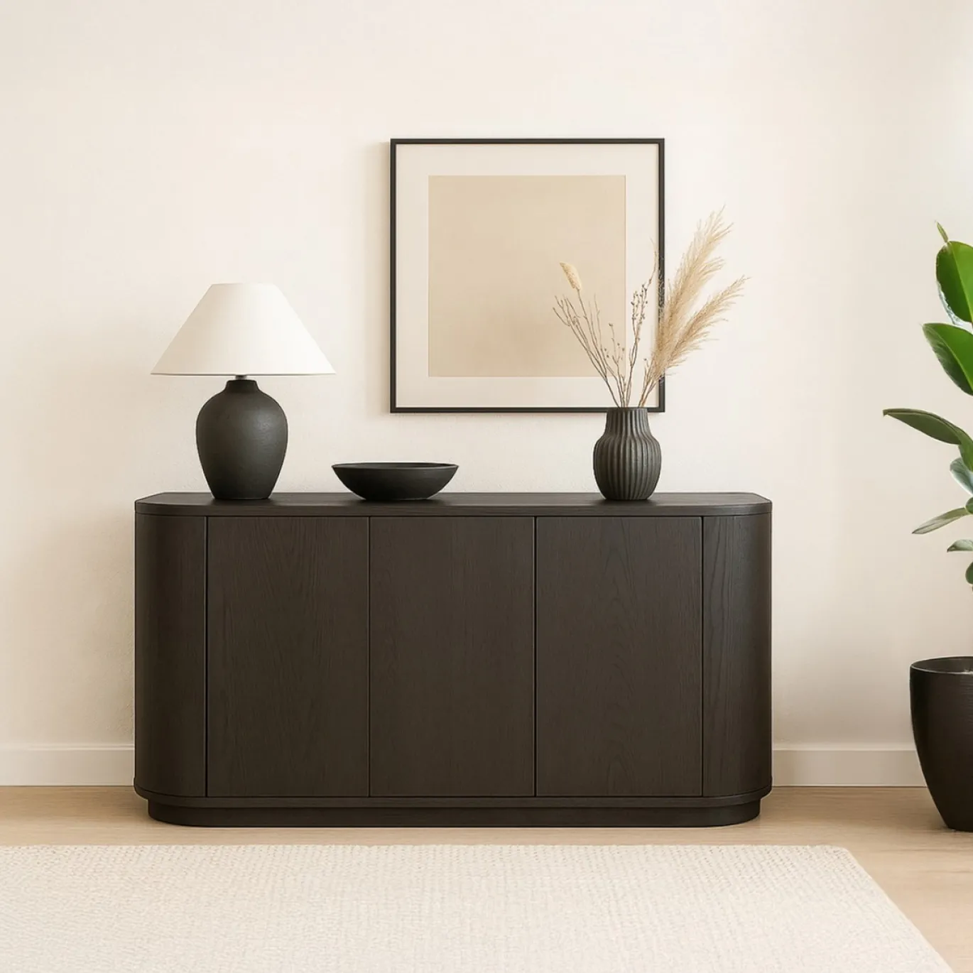 Livingfurn Dressoir Novero Espresso 170cm Bruin