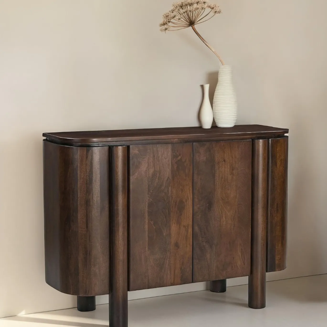 Livingfurn Dressoir Salano Mango Bruin 105cm