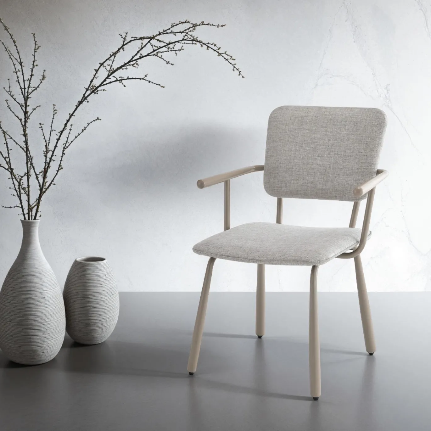 Livingfurn Eetkamerstoel Brix Finn Beige