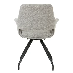 Livingfurn Eetkamerstoel Capp Taupe/Bruin