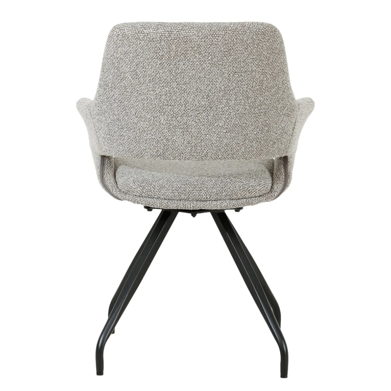 Livingfurn Eetkamerstoel Capp Taupe/Bruin