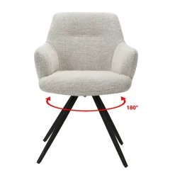 Livingfurn Eetkamerstoel Doreen Sneak Beige