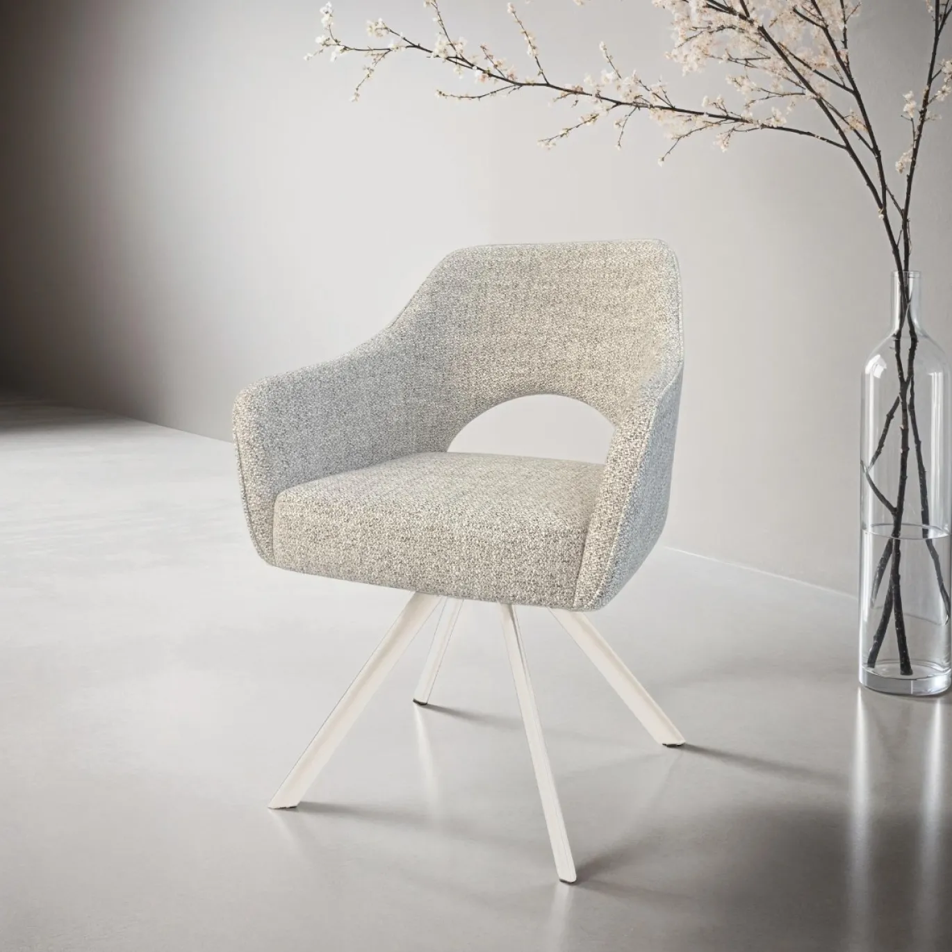 Livingfurn Eetkamerstoel Helen Zand Naturel