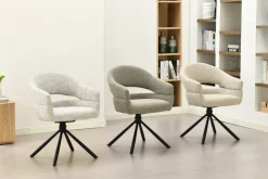 Livingfurn Eetkamerstoel Linn Taupe