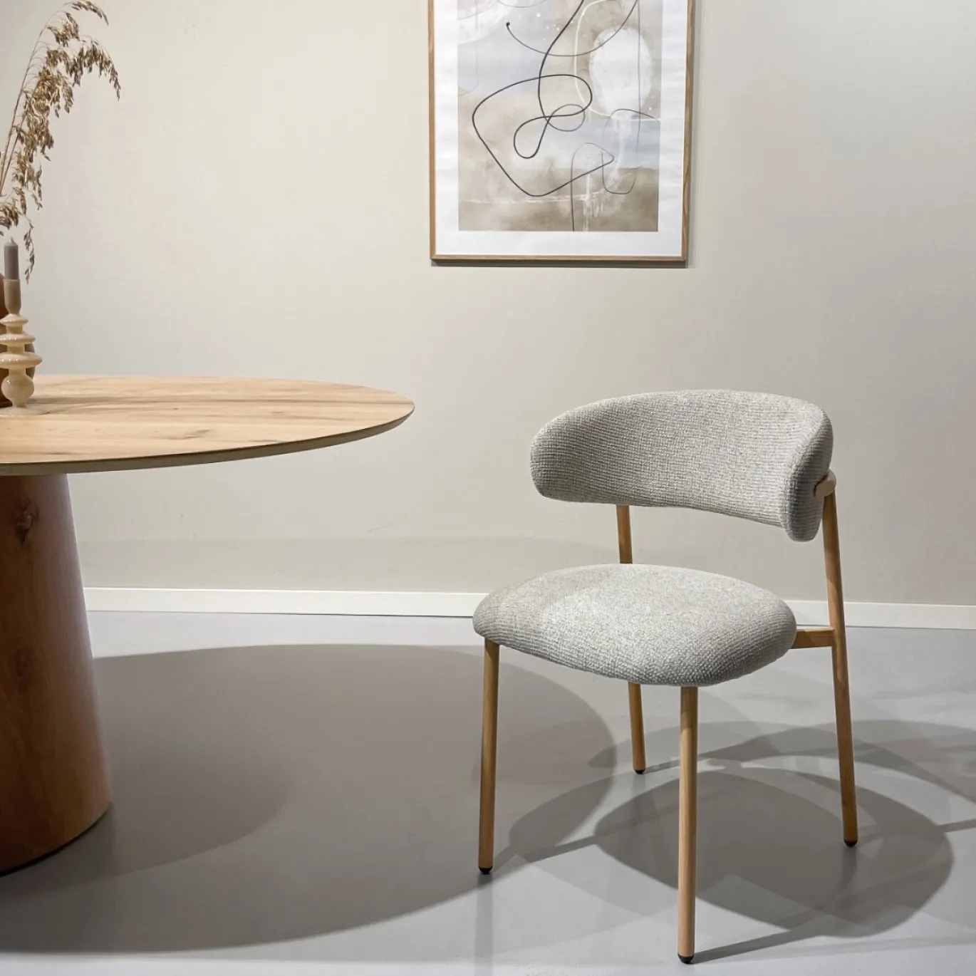 Livingfurn Eetkamerstoel Micah Hush Oak