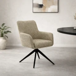 Livingfurn Eetkamerstoel Tara Beige