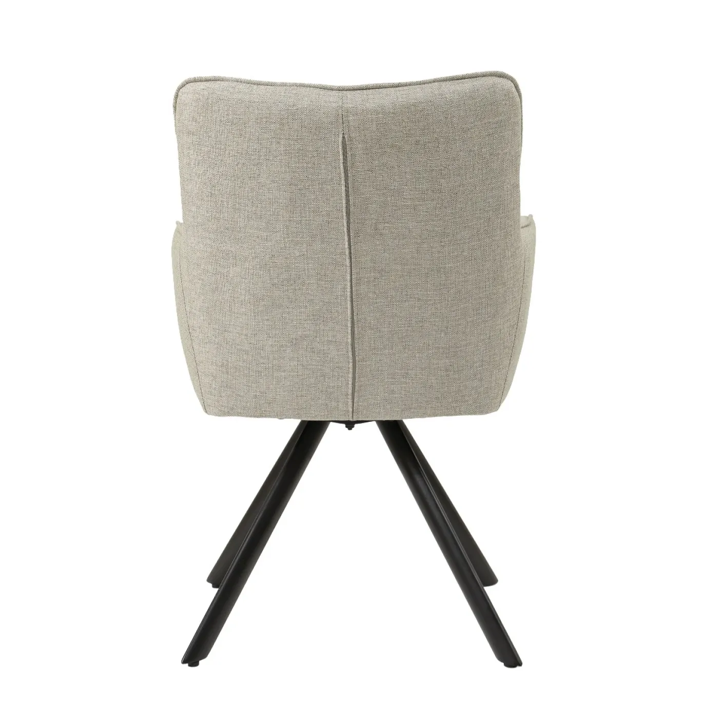 Livingfurn Eetkamerstoel Tori Zand/Zwart