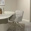 Livingfurn Eetkamerstoel Tori Zand/Wit