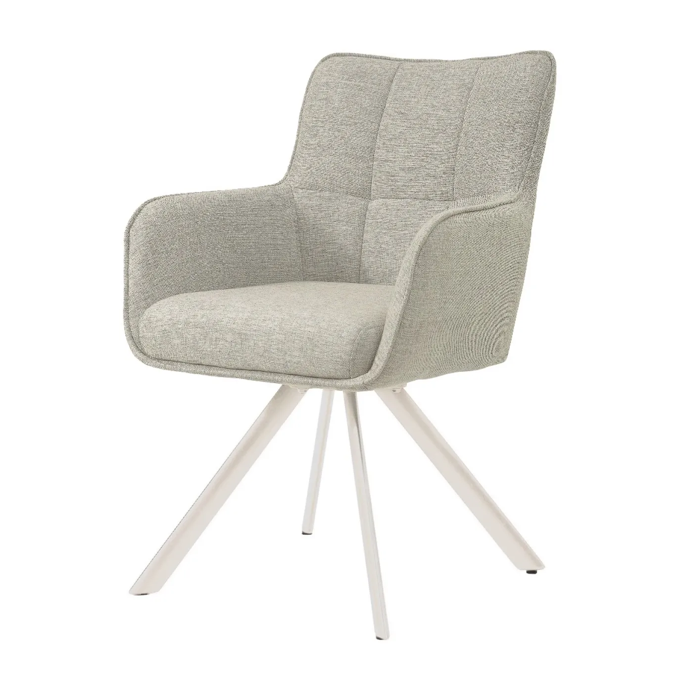 Livingfurn Eetkamerstoel Tori Zand/Wit