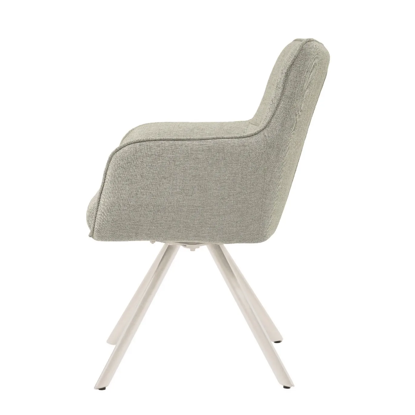 Livingfurn Eetkamerstoel Tori Zand/Wit