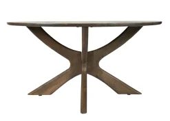 Livingfurn Eetkamertafel Brix Montreaux Round Brown 150cm