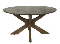 Livingfurn Eetkamertafel Brix Montreaux Round Brown 150cm
