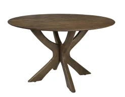 Livingfurn Eetkamertafel Brix Montreaux Round Brown 130cm