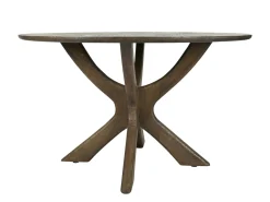 Livingfurn Eetkamertafel Brix Montreaux Round Brown 130cm