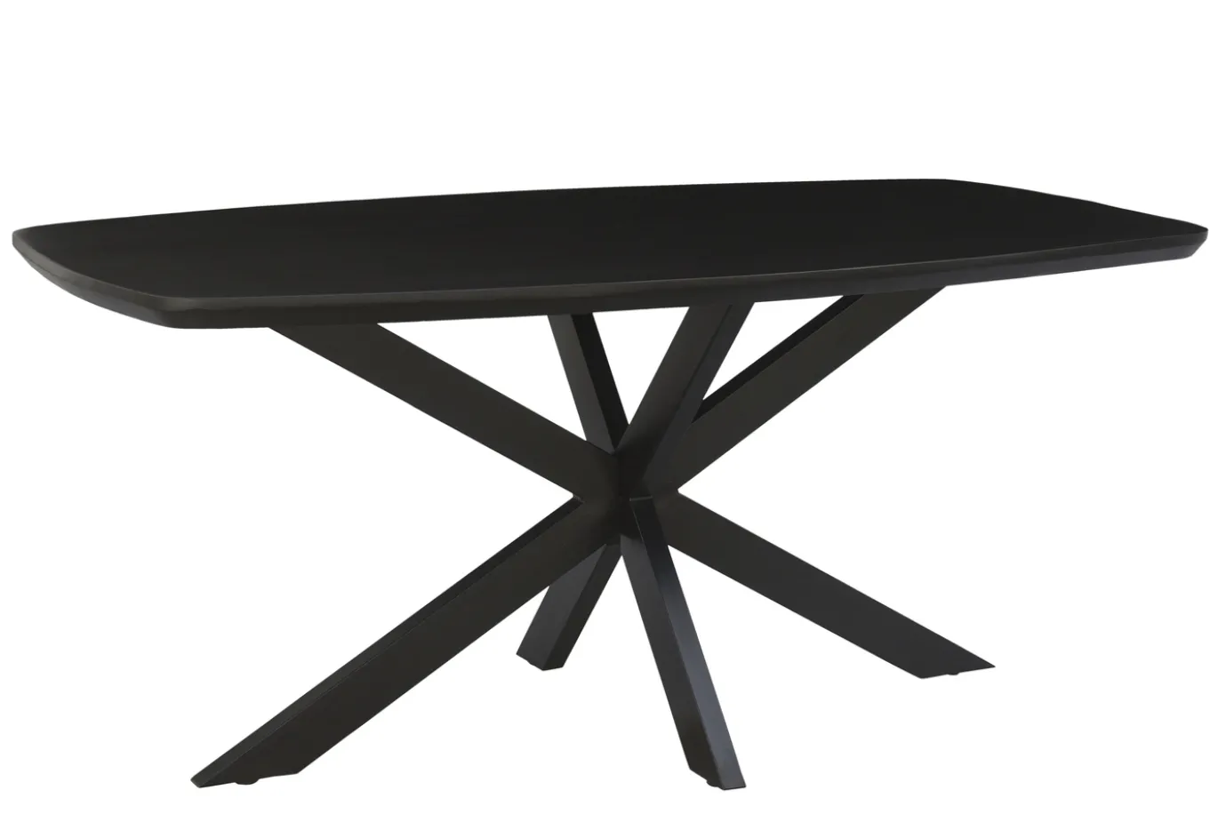 Livingfurn Eetkamertafel Jesper Zwart 210cm