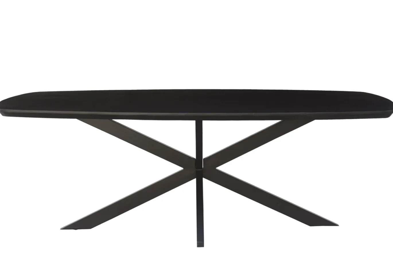 Livingfurn Eetkamertafel Jesper Zwart 210cm