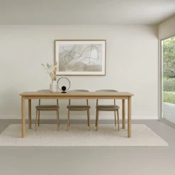 Livingfurn Eetkamertafel Tobago 220cm Rechthoek Naturel