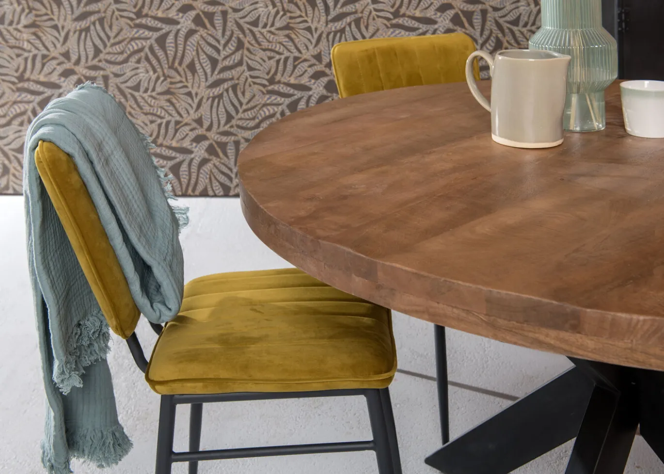 Livingfurn Eettafel Brix Sturdy Rond 130 cm