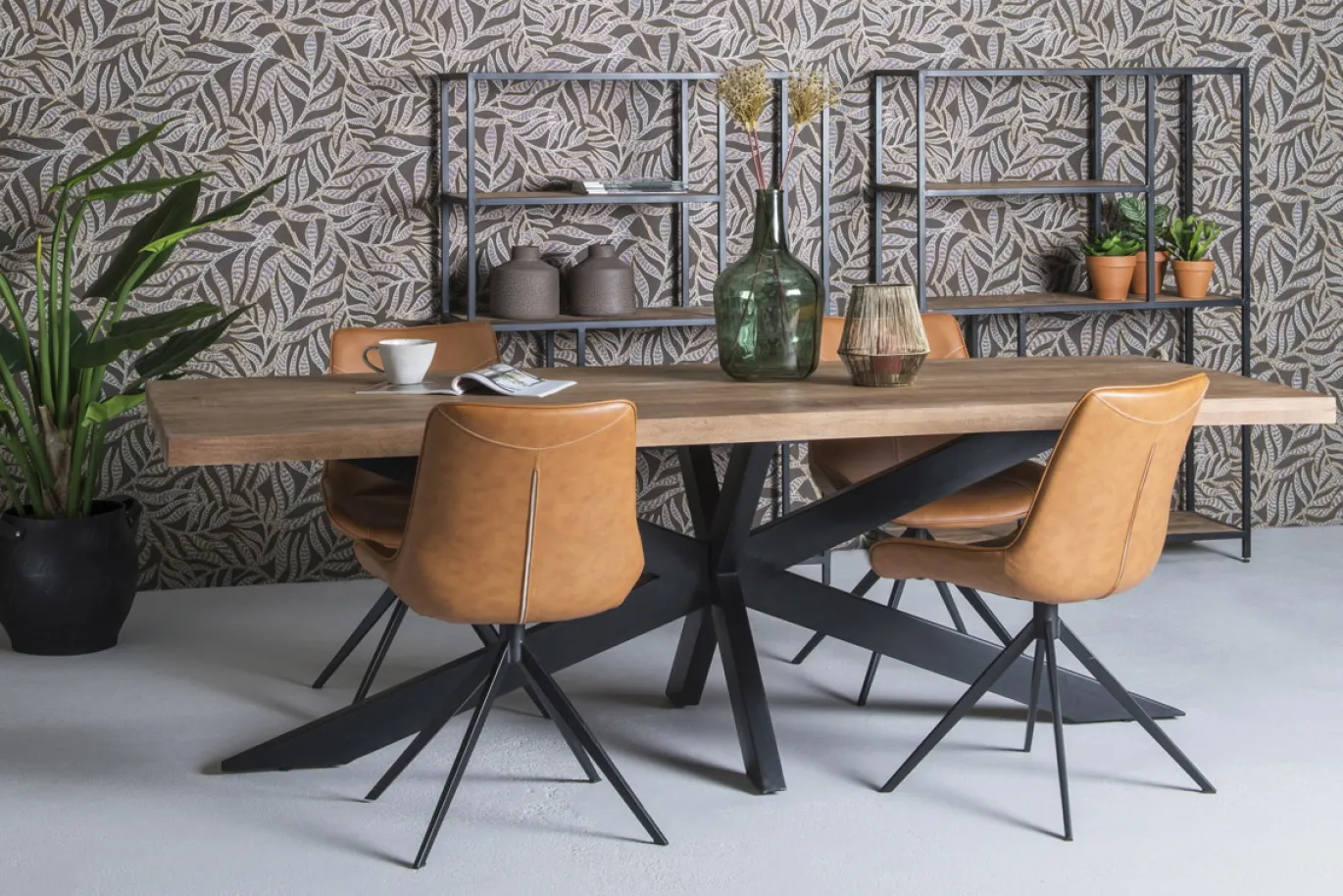 Livingfurn Eettafel Brix Sturdy Spider 220 cm