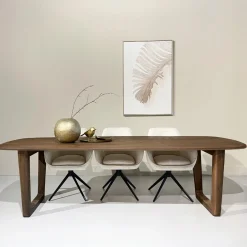 Livingfurn Eettafel Cortez Bruin 270cm