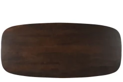 Livingfurn Eettafel Jesper Deens Ovaal Bruin 180cm Mangohout