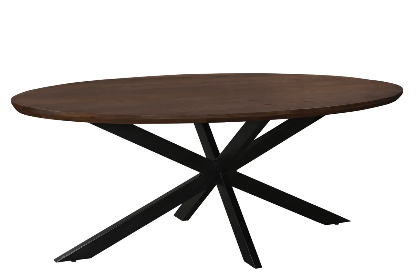 Livingfurn Eettafel Jesper Ovaal Bruin 210cm