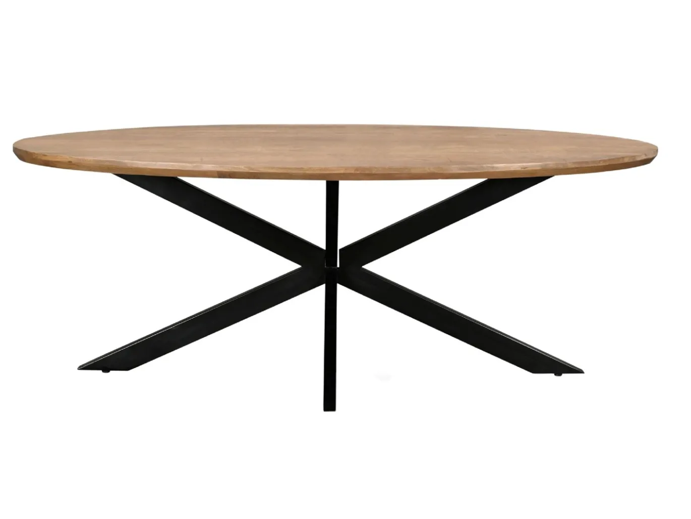 Livingfurn Eettafel Jesper Ovaal 210cm Mangohout