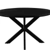 Livingfurn Eettafel Jesper Rond Zwart Ø120cm