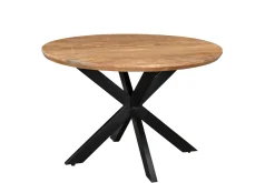 Livingfurn Eettafel Jesper Rond 120cm Mangohout
