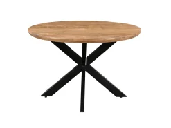 Livingfurn Eettafel Jesper Rond 120cm Mangohout