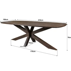 Livingfurn Eettafel Lissabon 210cm