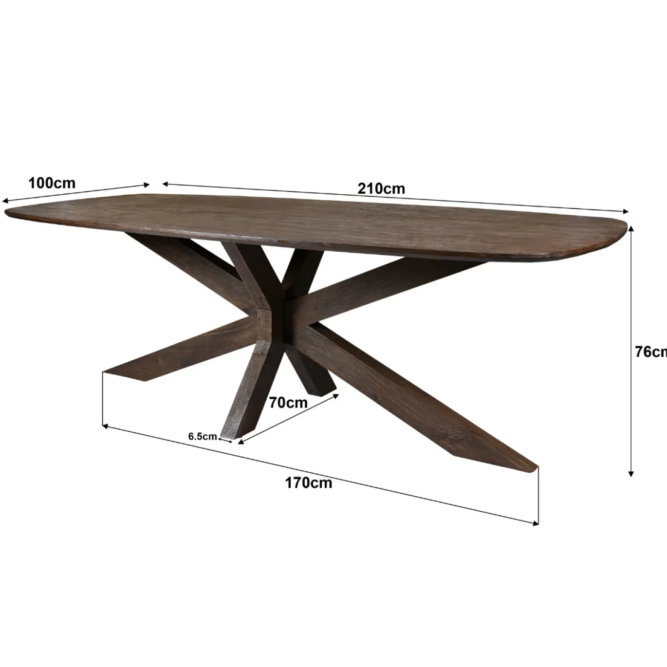 Livingfurn Eettafel Lissabon 210cm