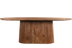 Livingfurn Eettafel Salvator Naturel 200cm Mangohout Ovaal