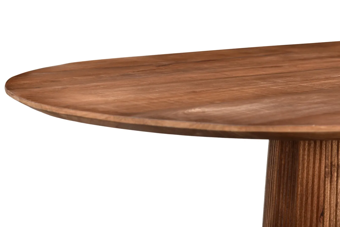 Livingfurn Eettafel Salvator Naturel 200cm Mangohout Ovaal