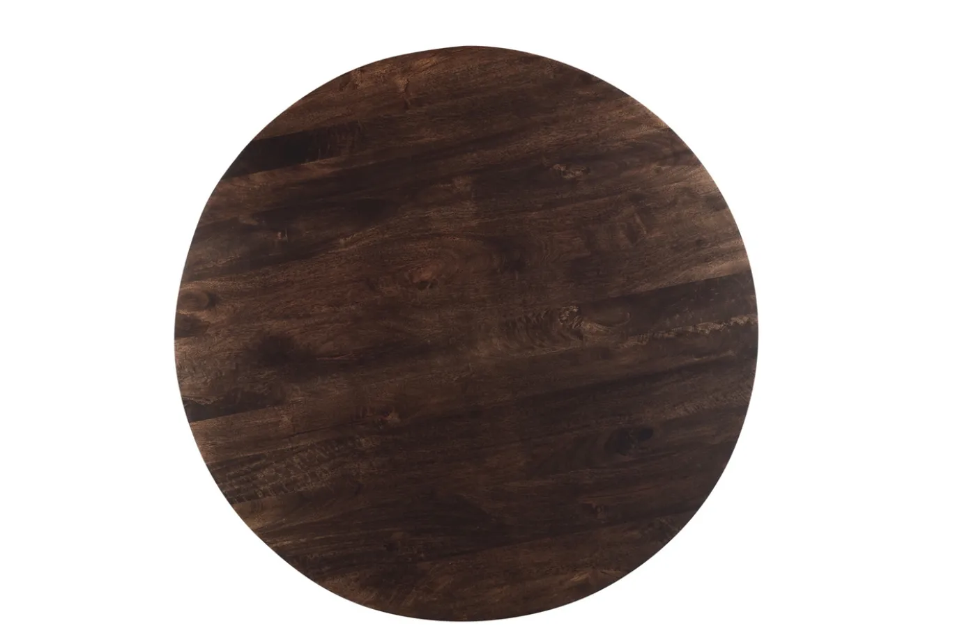 Livingfurn Eettafel Salvator Walnoot Ø130cm Mangohout Rond