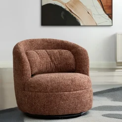 Livingfurn Fauteuil Britt Bordeaux