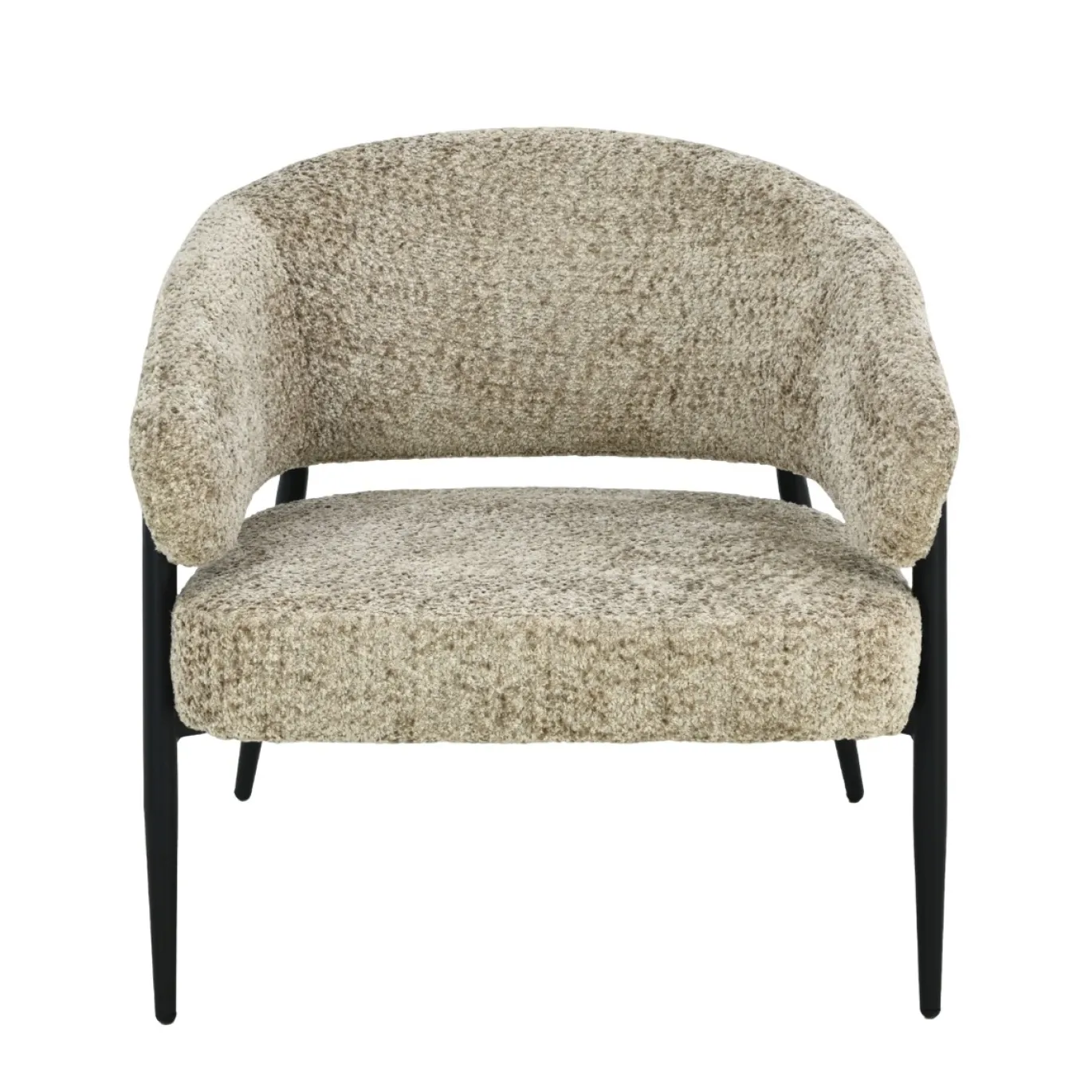 Livingfurn Fauteuil Dilan Venga Liver Grijs
