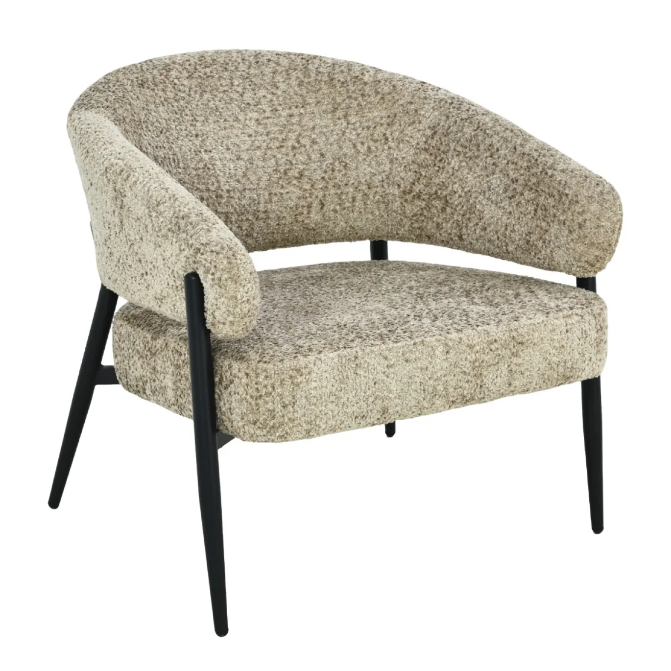 Livingfurn Fauteuil Dilan Venga Liver Grijs