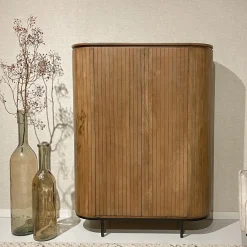 Livingfurn Kabinetkast Noor Naturel 150cm Mangohout